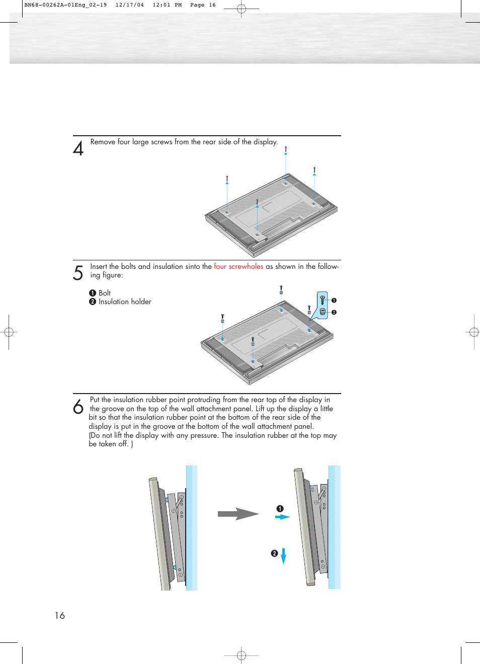 Samsung SPL4225DX-XAC User Manual | Page 16 / 72