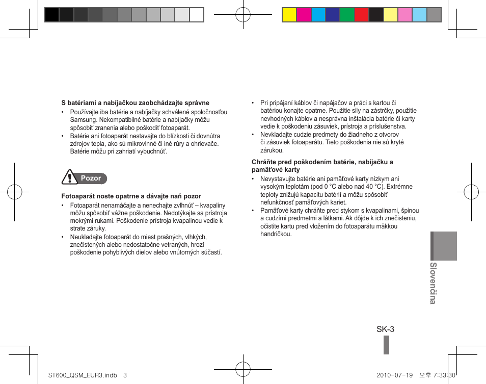 Slovenčina | Samsung EC-ST600ZBPBUS User Manual | Page 63 / 144
