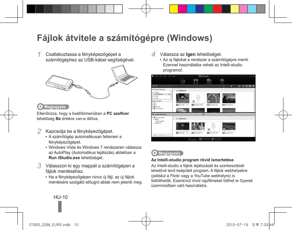 Fájlok átvitele a számítógépre (windows) | Samsung EC-ST600ZBPBUS User Manual | Page 80 / 144
