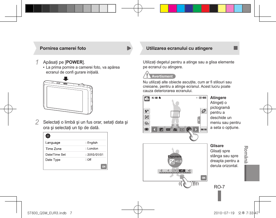 Română | Samsung EC-ST600ZBPBUS User Manual | Page 87 / 144