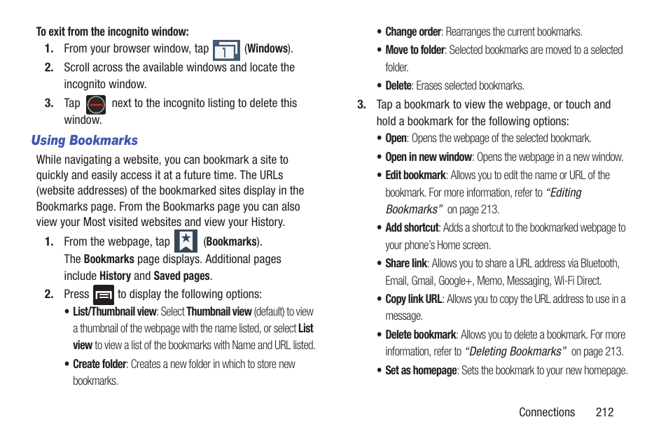 Samsung SGH-T989ZKBTMB User Manual | Page 217 / 366