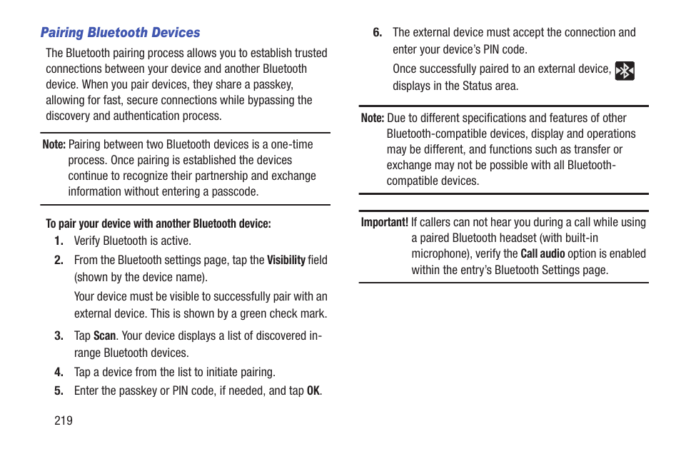 Samsung SGH-T989ZKBTMB User Manual | Page 224 / 366