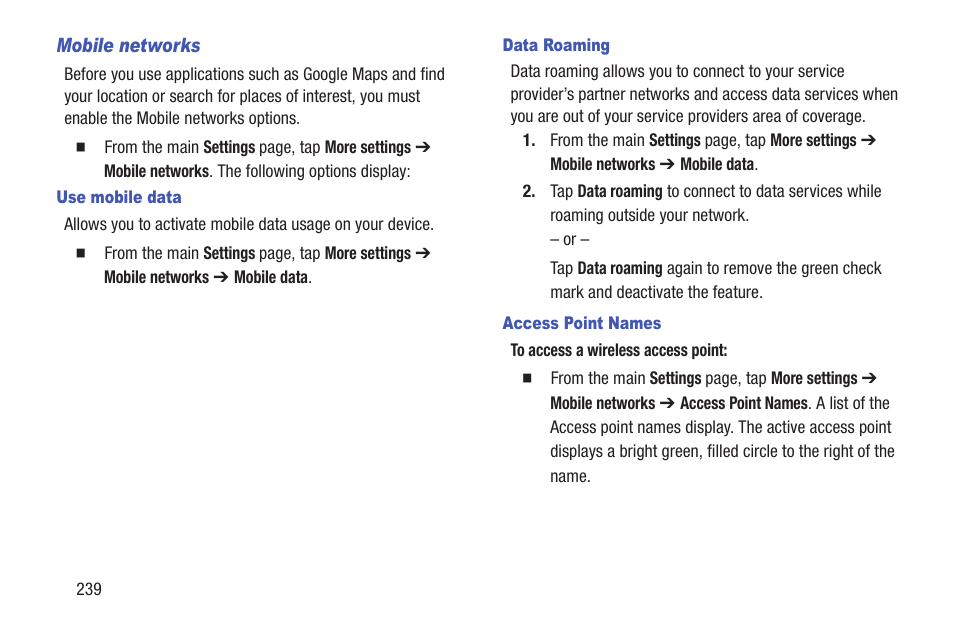 Samsung SGH-T989ZKBTMB User Manual | Page 244 / 366