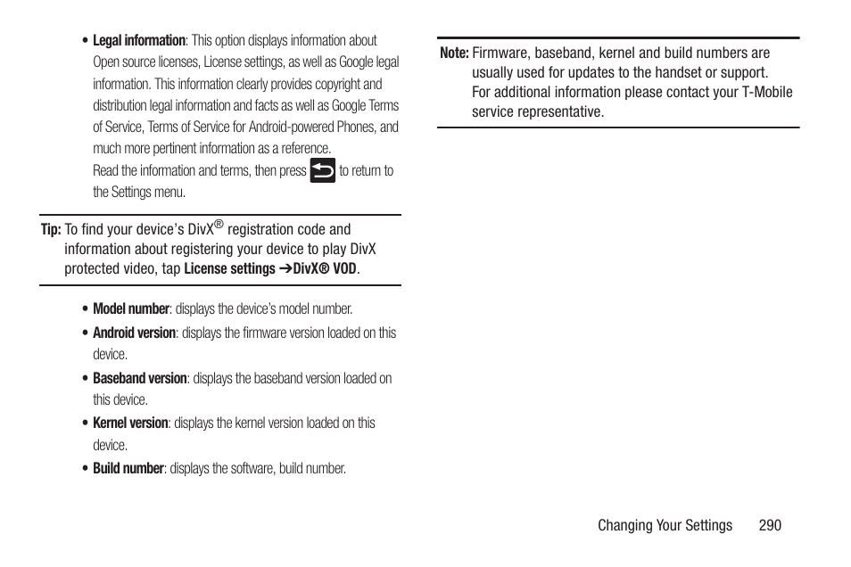 Samsung SGH-T989ZKBTMB User Manual | Page 295 / 366