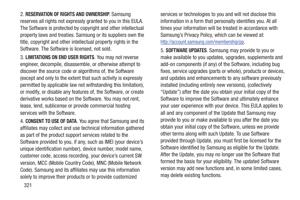 Samsung SGH-T989ZKBTMB User Manual | Page 326 / 366