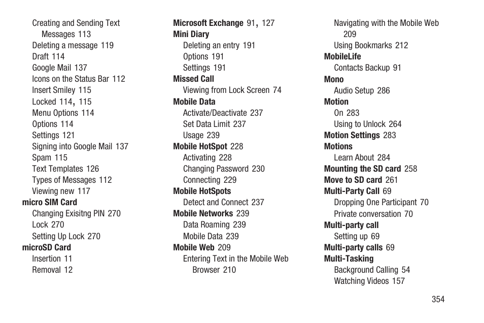 Samsung SGH-T989ZKBTMB User Manual | Page 359 / 366