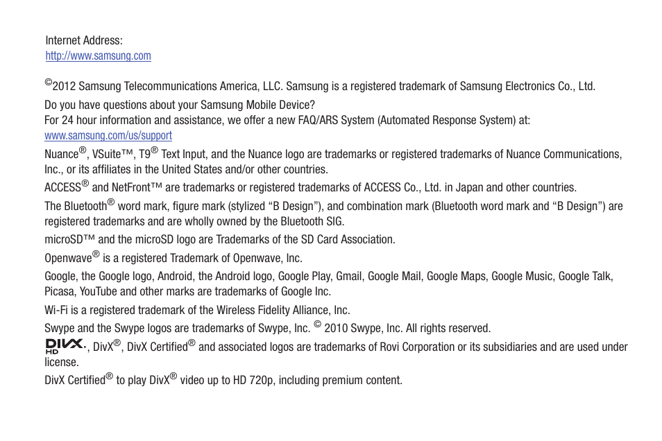 Samsung SGH-T989ZKBTMB User Manual | Page 4 / 366