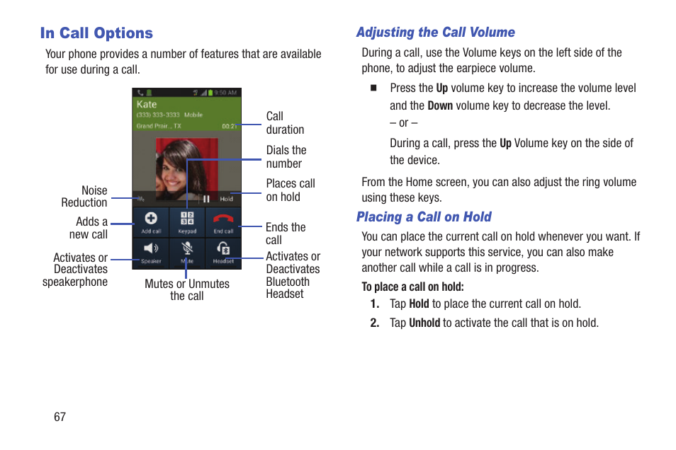 In call options | Samsung SGH-T989ZKBTMB User Manual | Page 72 / 366