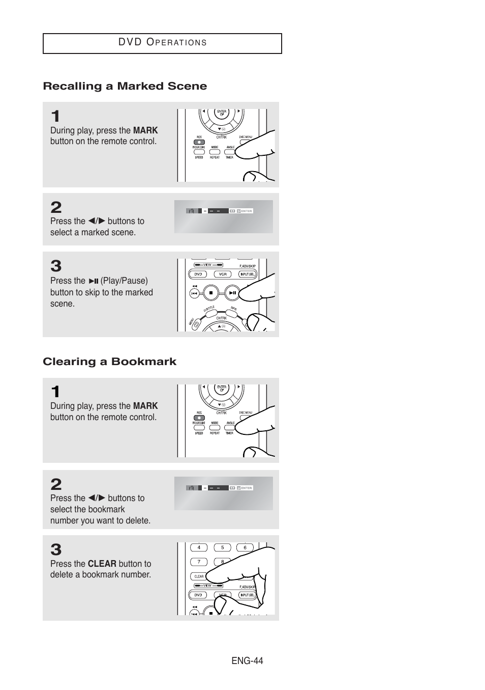 Samsung DVD-V5500-AFS User Manual | Page 44 / 85