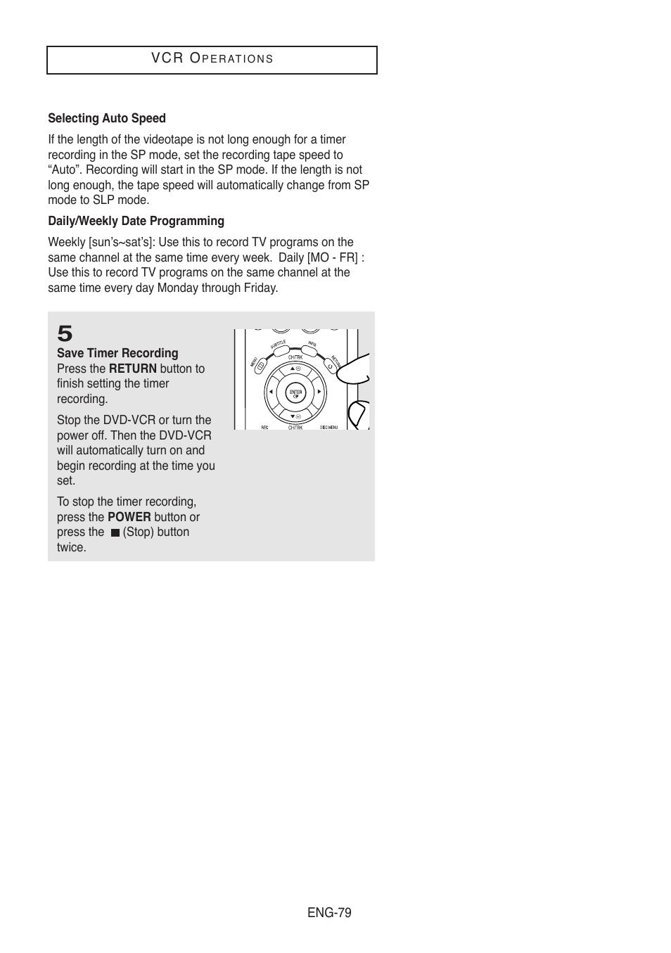 Samsung DVD-V5500-AFS User Manual | Page 79 / 85