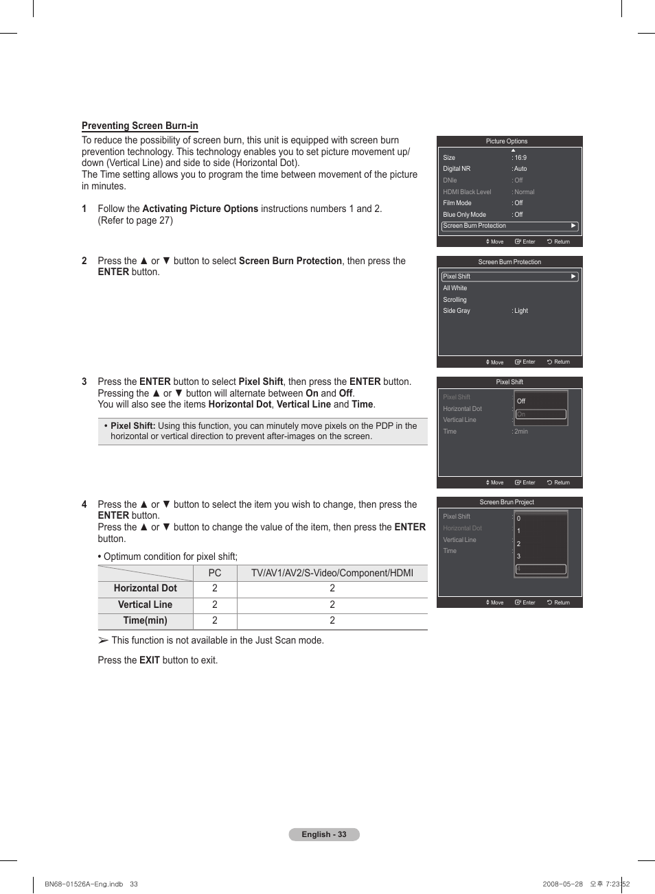 Samsung PN50A530S2FXZA User Manual | Page 33 / 168