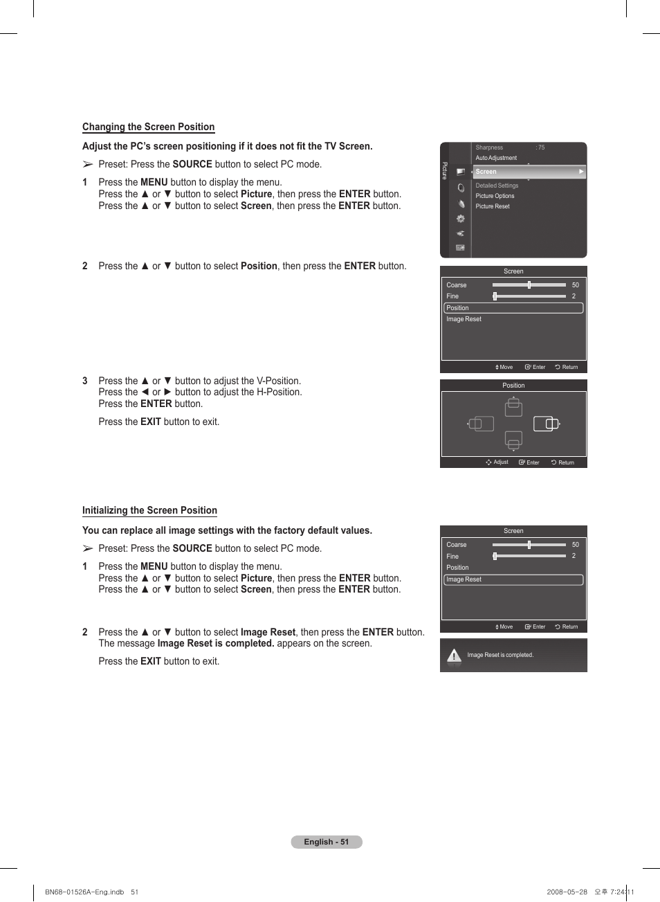 Samsung PN50A530S2FXZA User Manual | Page 51 / 168