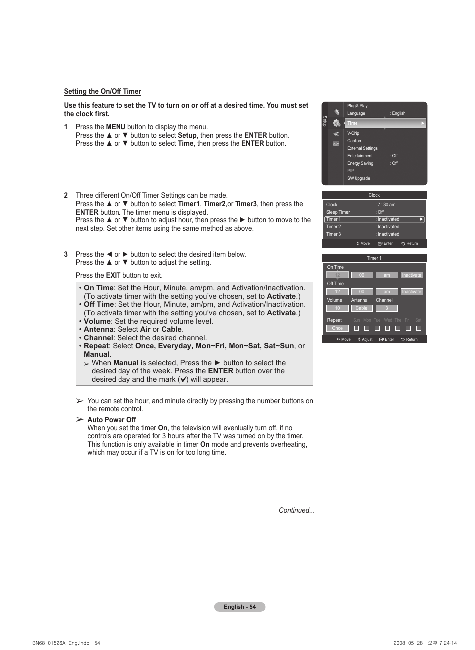 Samsung PN50A530S2FXZA User Manual | Page 54 / 168
