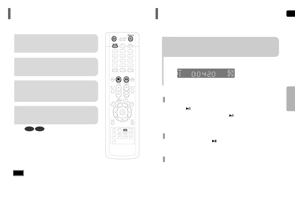 Operation, Disc playback, Selecting a disc in the disc changer | Samsung HT-P40TH-XAA User Manual | Page 11 / 35