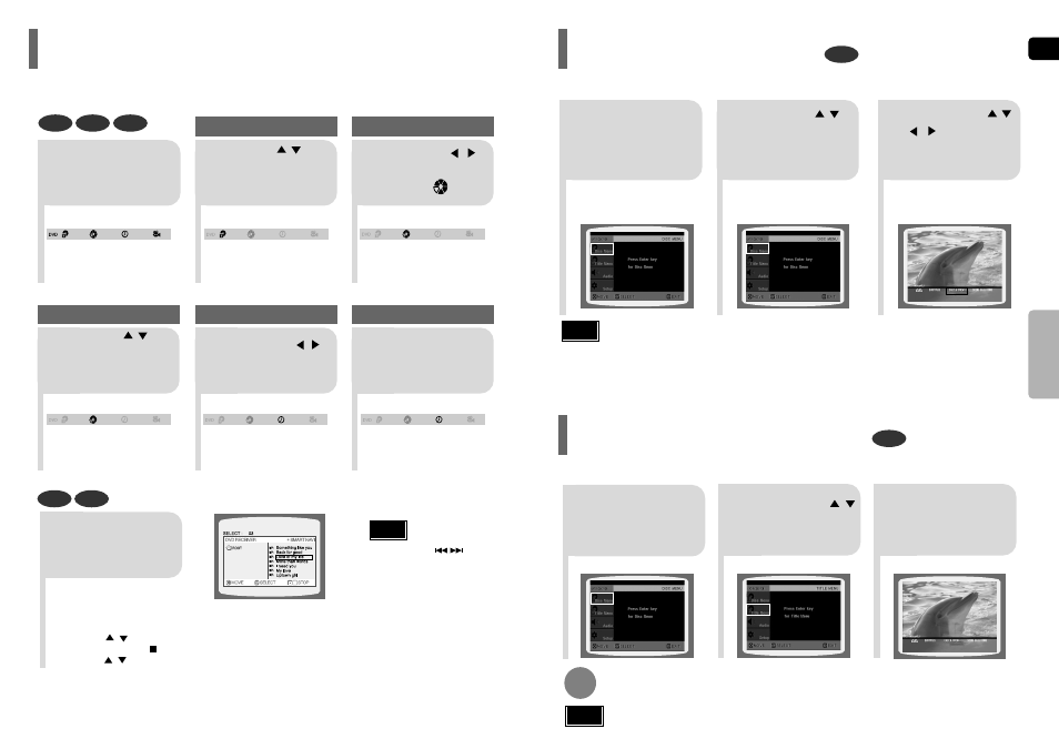 Moving directly to a scene/song, Using disc menu, Using the title menu | Samsung HT-P40TH-XAA User Manual | Page 19 / 35