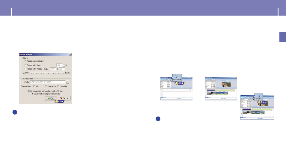 Using multimedia studio, Imaking albums for slide shows 2 | Samsung YH-925GS-XAP User Manual | Page 17 / 37