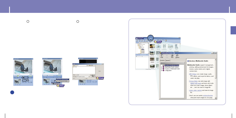 To view help on multimedia studio | Samsung YH-925GS-XAP User Manual | Page 19 / 37