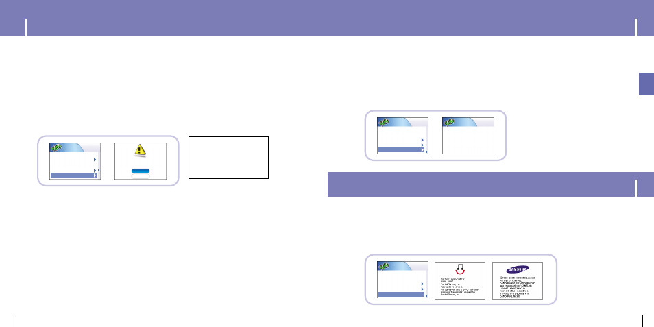 Restoring default settings, Player information, Copyright | Samsung YH-925GS-XAP User Manual | Page 32 / 37