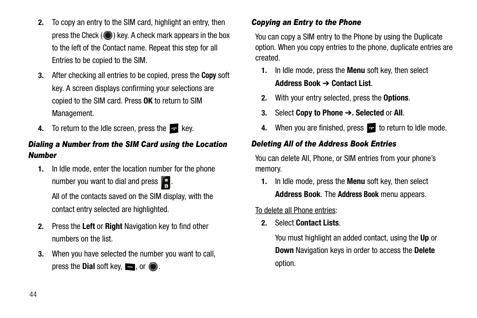 Samsung SGH-A257URAATT User Manual | Page 48 / 121