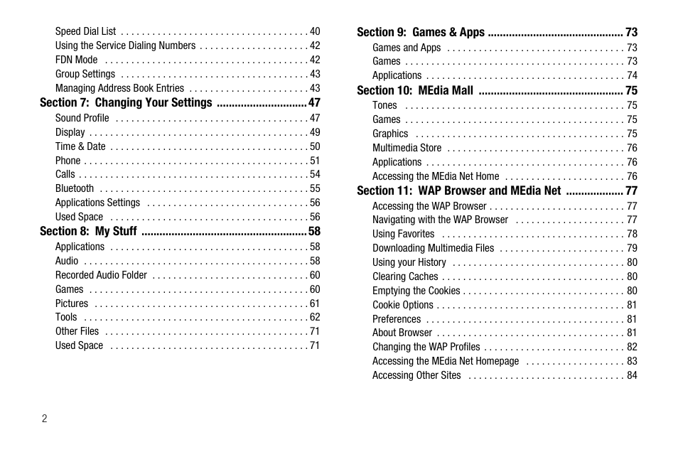 Samsung SGH-A257URAATT User Manual | Page 6 / 121