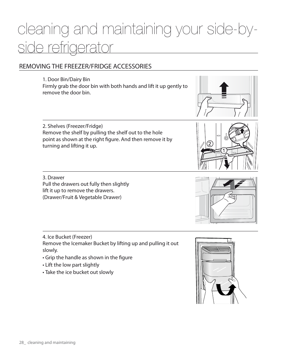 Samsung RS265TDPN-XAA User Manual | Page 28 / 72