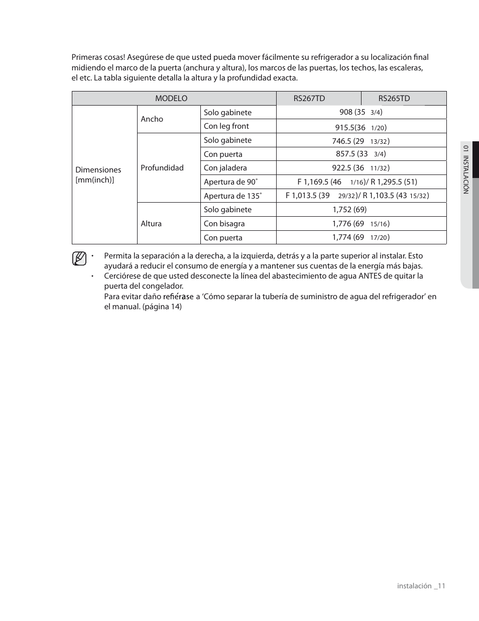 Samsung RS265TDPN-XAA User Manual | Page 47 / 72