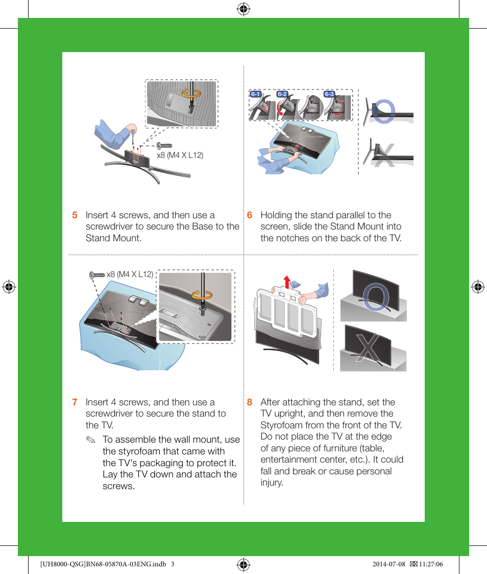 Samsung UN55H8000AFXZA User Manual | Page 3 / 12