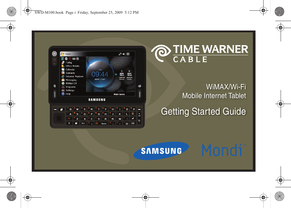 Samsung SWD-M100ZKECLW User Manual | 128 pages