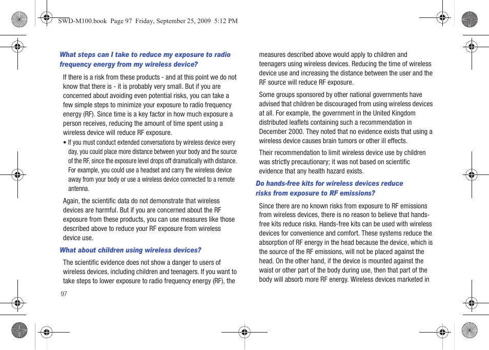 Samsung SWD-M100ZKECLW User Manual | Page 102 / 128