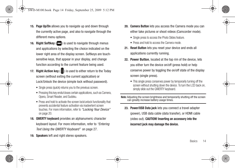 Samsung SWD-M100ZKECLW User Manual | Page 19 / 128