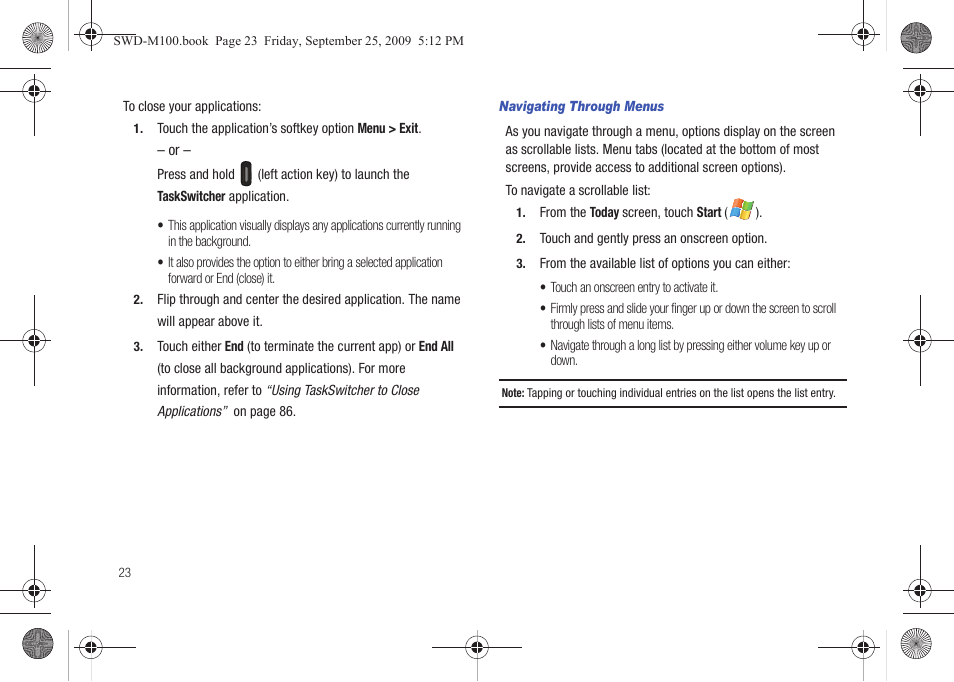 Samsung SWD-M100ZKECLW User Manual | Page 28 / 128