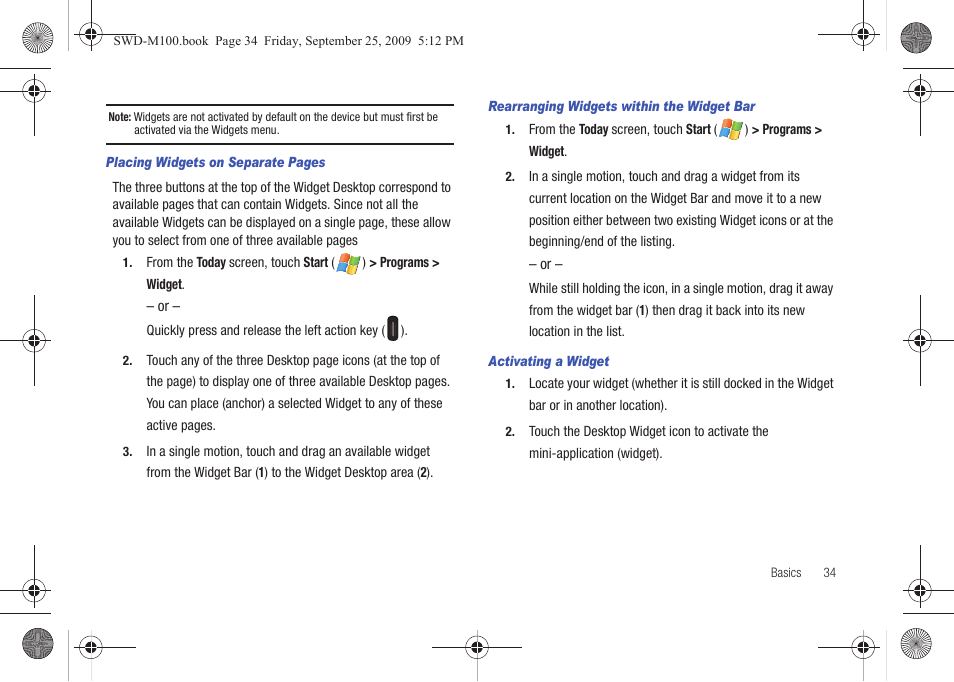 Samsung SWD-M100ZKECLW User Manual | Page 39 / 128