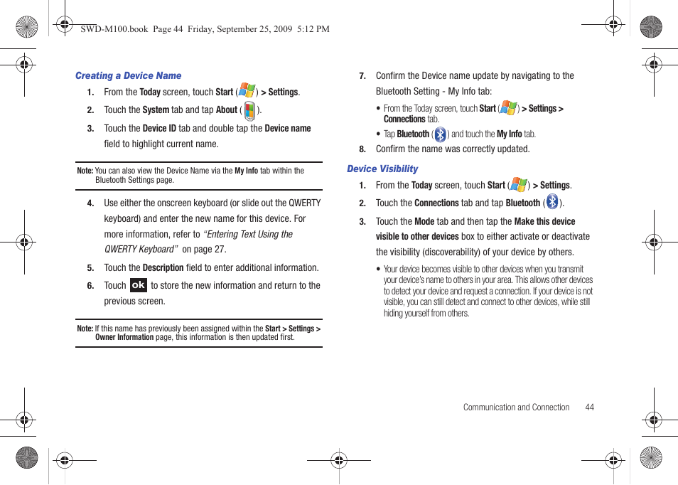 Samsung SWD-M100ZKECLW User Manual | Page 49 / 128