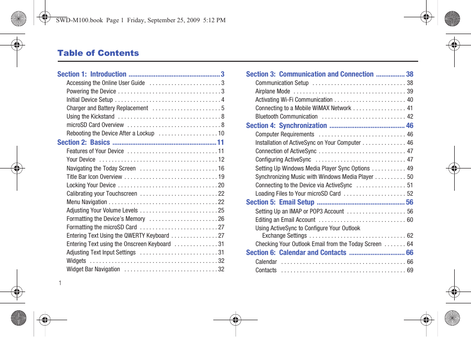 Samsung SWD-M100ZKECLW User Manual | Page 6 / 128