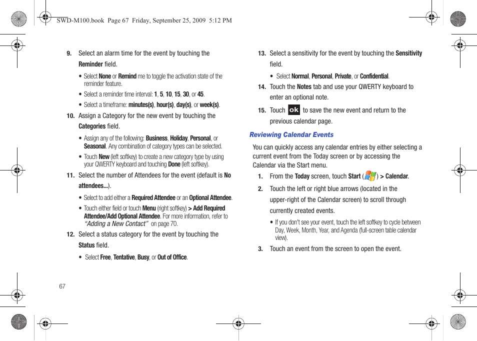 Samsung SWD-M100ZKECLW User Manual | Page 72 / 128