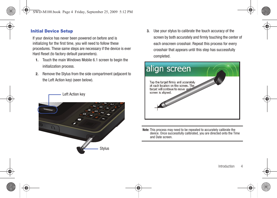 Initial device setup | Samsung SWD-M100ZKECLW User Manual | Page 9 / 128