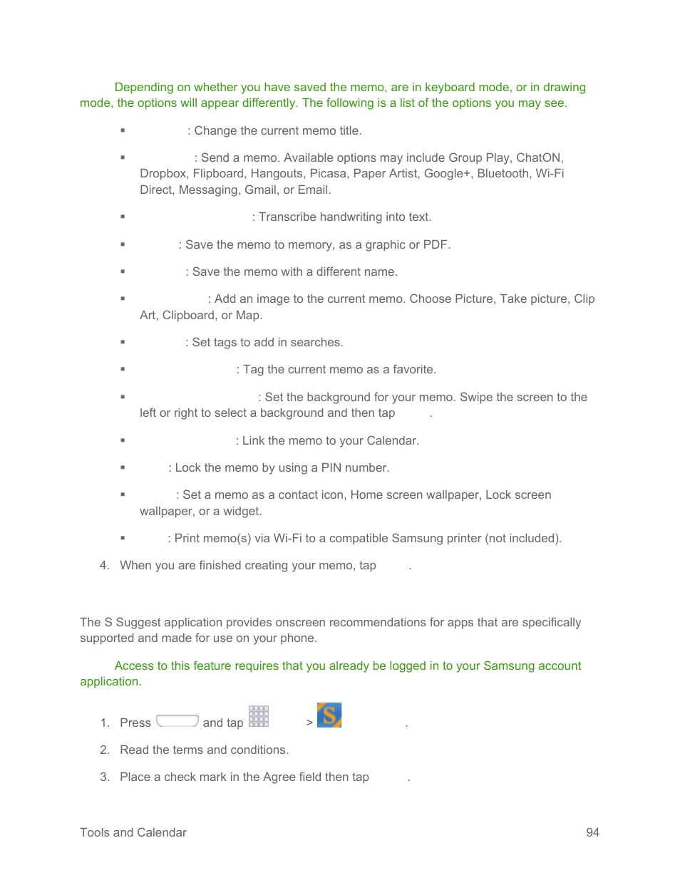 S suggest | Samsung SPH-L710RWPSPR User Manual | Page 105 / 157