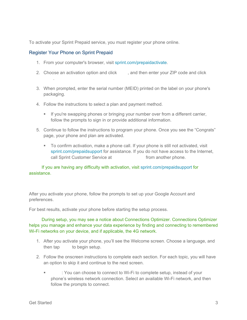 Activate your phone, Complete the setup | Samsung SPH-L710RWPSPR User Manual | Page 14 / 157