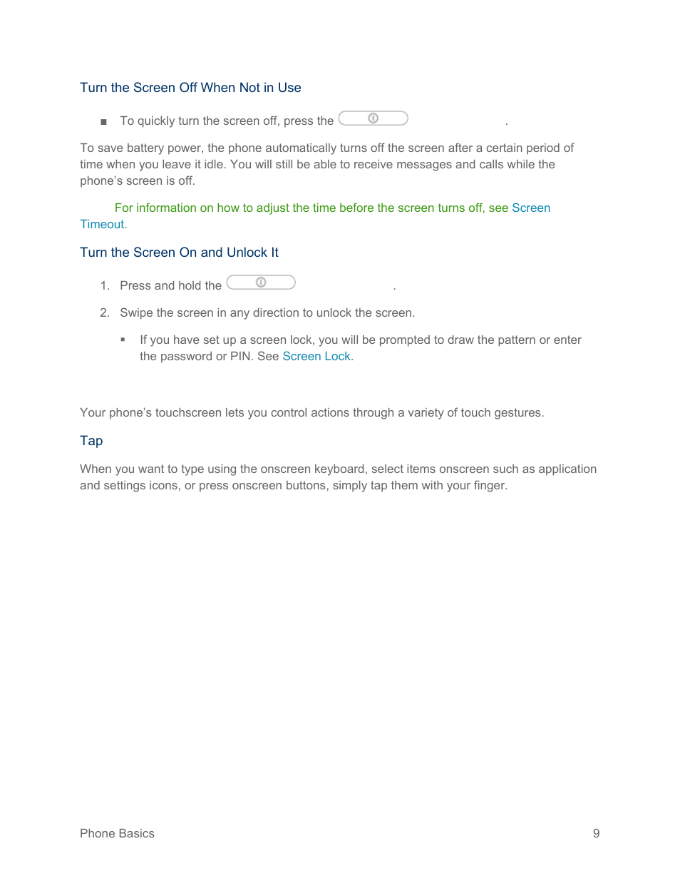 Touchscreen navigation | Samsung SPH-L710RWPSPR User Manual | Page 20 / 157
