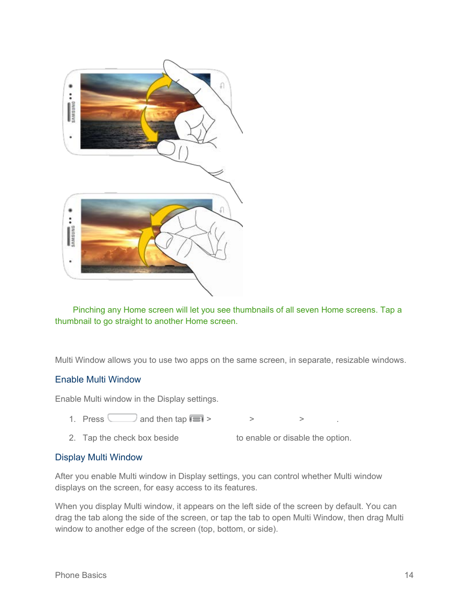 Multi window | Samsung SPH-L710RWPSPR User Manual | Page 25 / 157