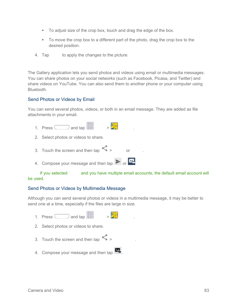 Share photos and videos | Samsung SPH-L710RWPSPR User Manual | Page 94 / 157