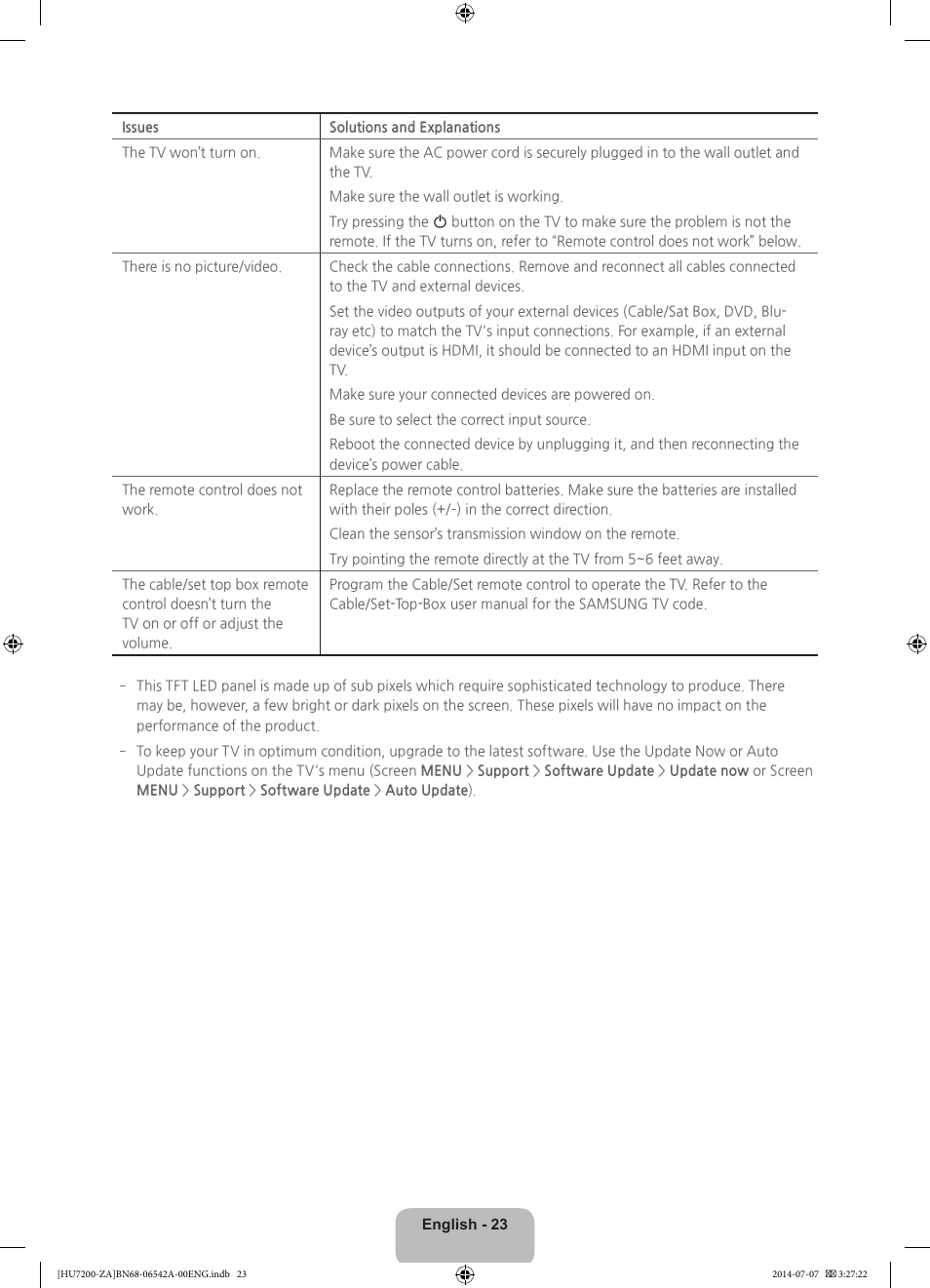 Samsung UN65HU7200FXZA User Manual | Page 23 / 38