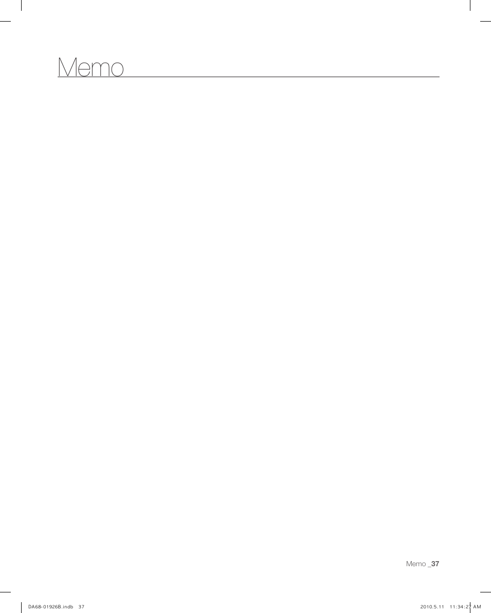 Samsung RFG293HABP-XAA User Manual | Page 37 / 38