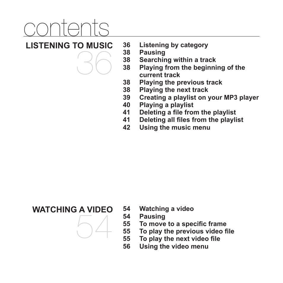 Samsung YP-Q1JEB-XAA User Manual | Page 7 / 94