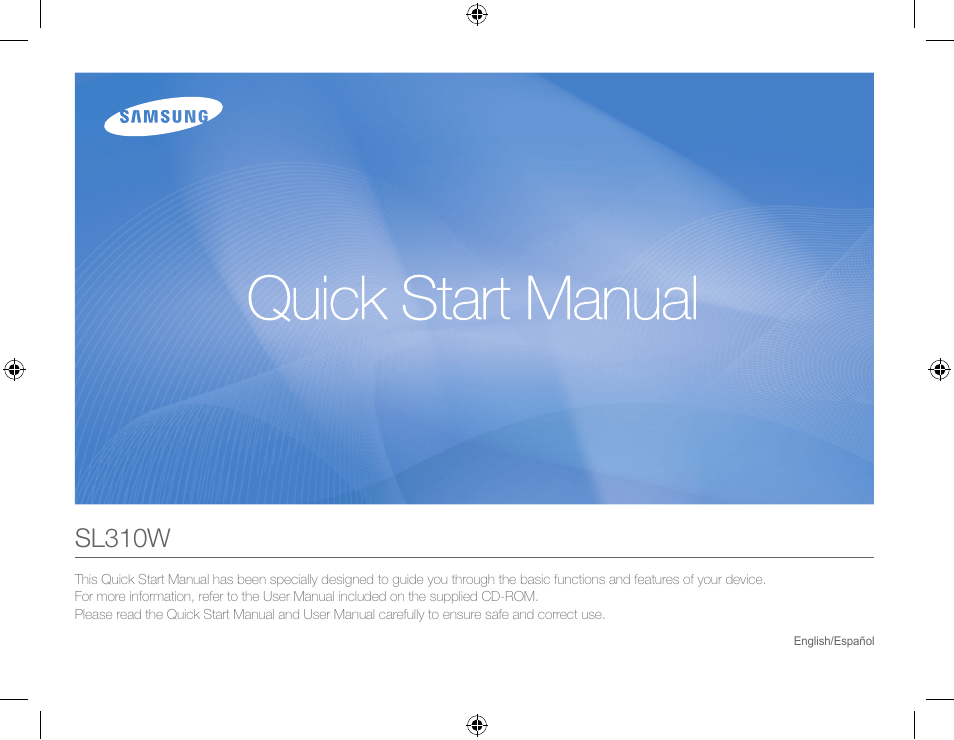 Samsung EC-SL310SBA-US User Manual | 30 pages