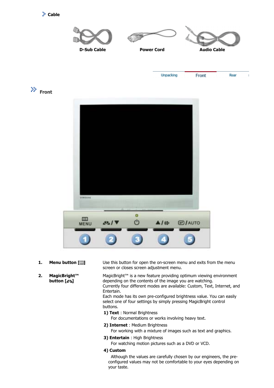Samsung GS19VSSB User Manual | Page 12 / 64