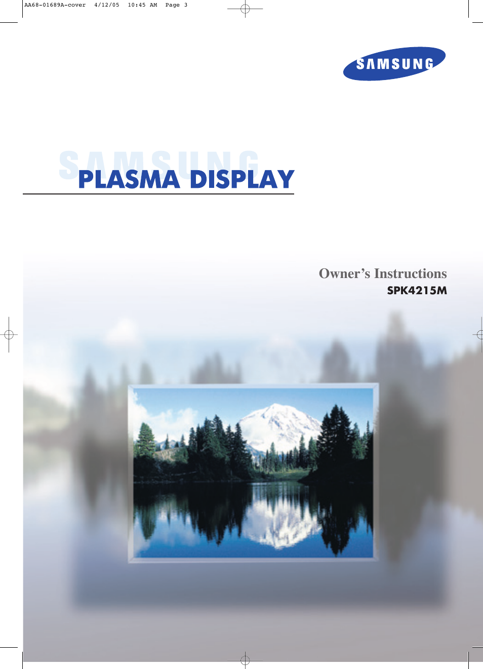 Samsung SPK4215MX-XAC User Manual | 68 pages