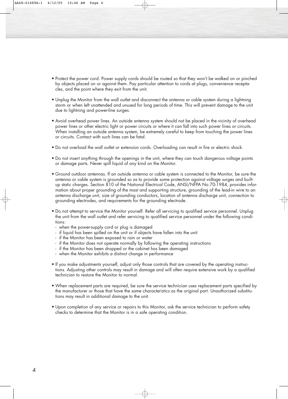 Samsung SPK4215MX-XAC User Manual | Page 4 / 68