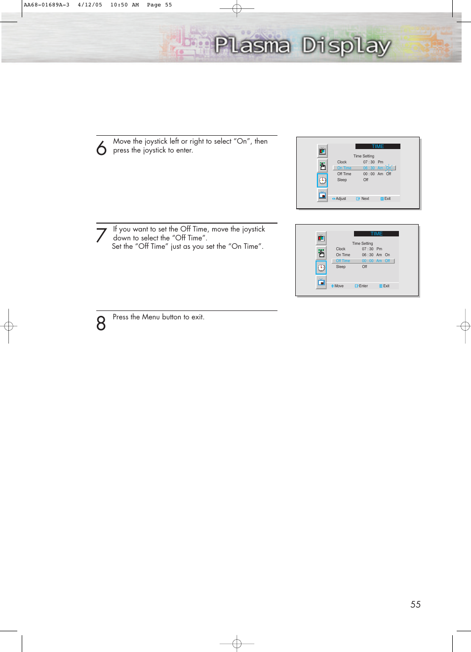 Samsung SPK4215MX-XAC User Manual | Page 55 / 68