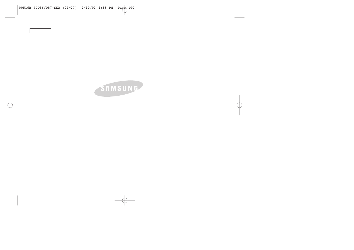 Samsung SC-D86-XAA User Manual | Page 108 / 108